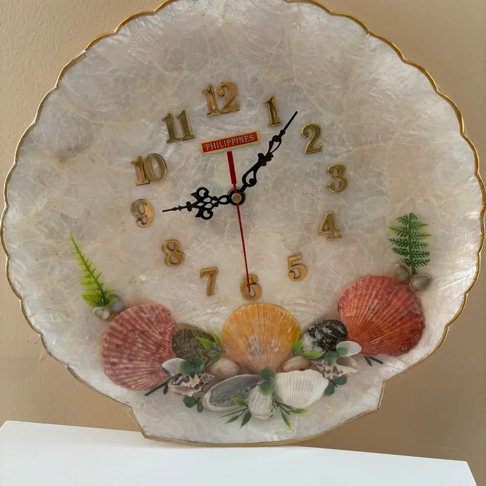 Seashell Wall Clock